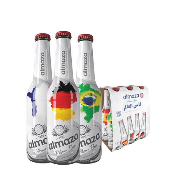 Almaza Pilsner - Pack of 6x 330ml - World Cup Edition