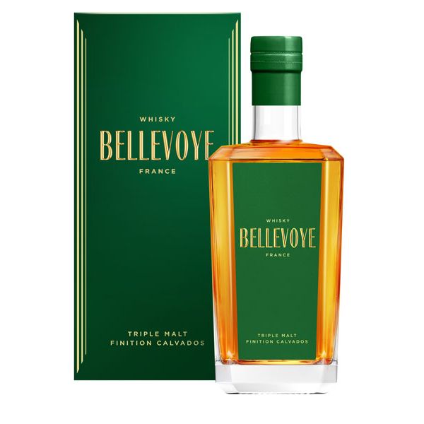Bellevoye Green Triple Malt Calvados Finish French Whisky 70cl