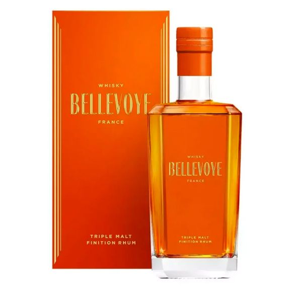 Bellevoye Orange Triple Malt Rum Finish French Whisky 70cl