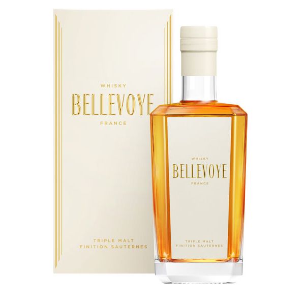 Bellevoye White Triple Malt Sauternes Finish French Whisky 70cl
