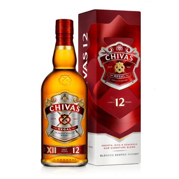 Chivas Regal 12 Years Old Blended Scotch Whisky 75cl