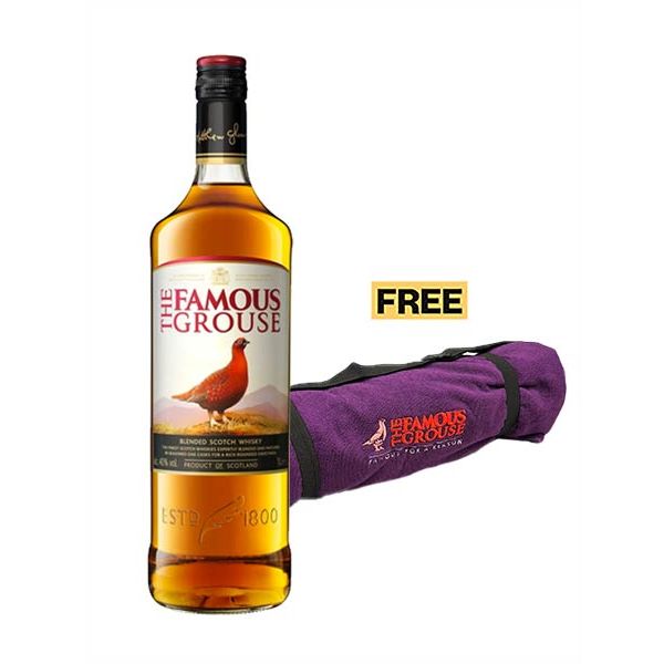 The Famous Grouse Blended Scotch Whisky 75cl + 1x FREE Towel