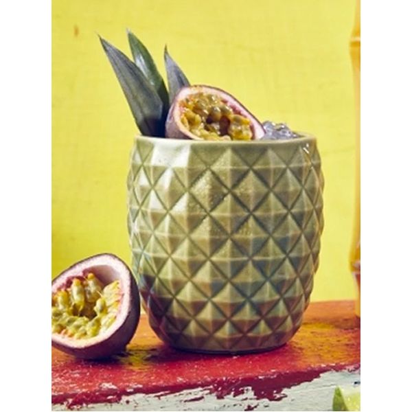 Green Pineapple Tiki Cocktail Mug 400ml