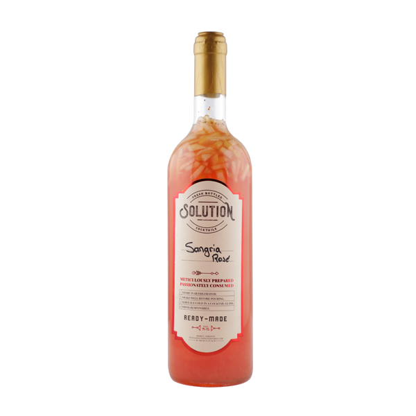 Sangria Rosé Solution Cocktails 75cl