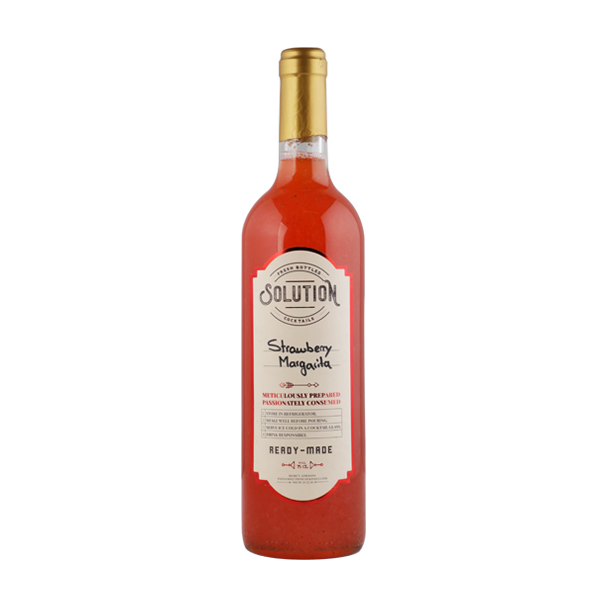 Strawberry Margarita Solution Cocktails 75cl