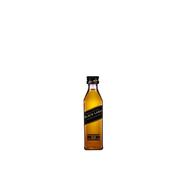 Johnnie Walker Black Label Blended Scotch Whisky Miniature 5cl