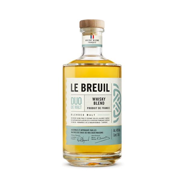 Le Breuil Duo De Malt Classic Blended Malt French Whisky 70cl