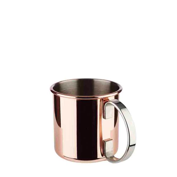 Moscow Mule Cocktail Metal Glass Stainless Steel Copper Mirror 500ml