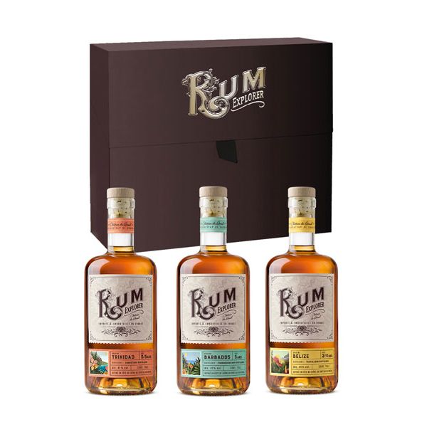 Rum Explorer Travel To The Caribbean Box 3x20cl
