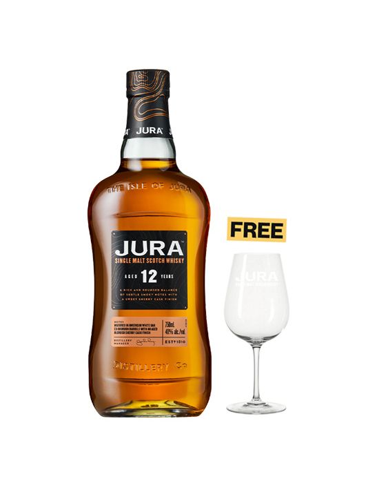 Jura 12 Years Single Malt Scotch Whisky 70cl